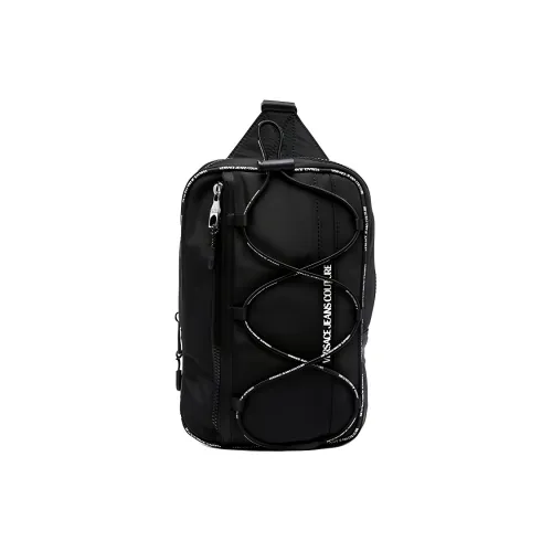 VERSACE JEANS COUTURE Нейлоновые сумки через плечо сумка на плечо мужская черная