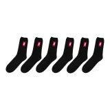 6 пар (черный)