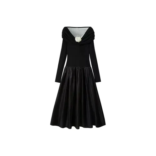 DIDDI MODA Женские Платья с Длинным Рукавом