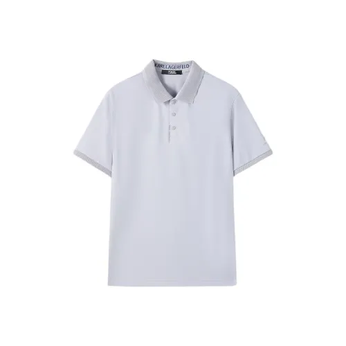 Karl Lagerfeld SS25 Поло Мужское Серое
