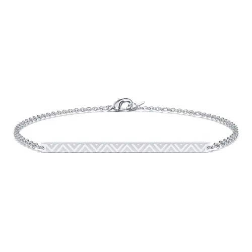 RAWNESS Титановая сталь браслеты из муассанита унисекс