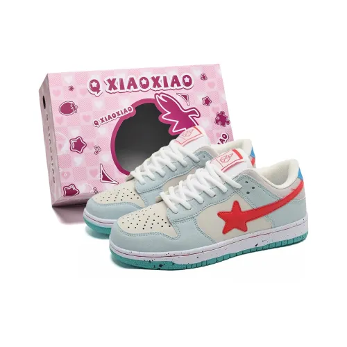 Circle Small Покрытие Устойчивое к истиранию Легкий Низкий Топ Скейтборд Кроссовки Унисекс Мятно-синий Красный