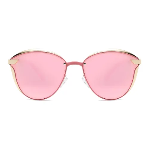 YISHILI Сплав Круглые Солнцезащитные очки Унисекс