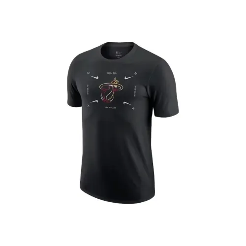 Nike x NBA Miami Heat T-Shirt Мужской Черный