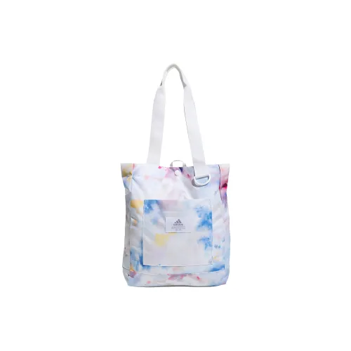 Adidas Полиэстер Тоут Сумка Сумка для покупок Сумка на плечо Сумка Обычная Женская Мятная Богатая Цвет Белый