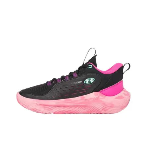 Under Armour Breakthru 5 Баскетбольные кроссовки Низкий топ Черный Фиолетовый Женские