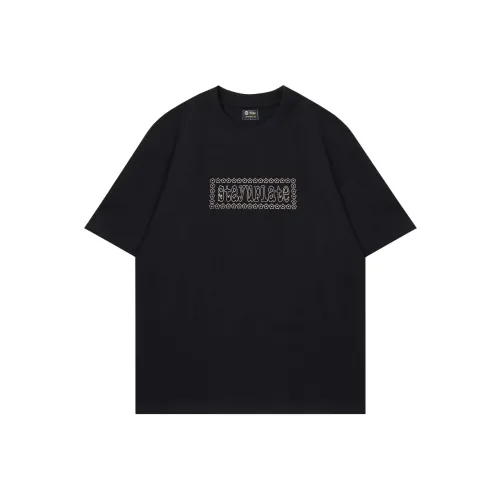 STAY UP LATE T-Shirt Унисекс Черный