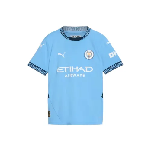 PUMA Manchester City Football Club Т-рубашка Синяя Подростки