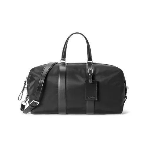 Polo Ralph Lauren Twill Телячья кожа Путешественная сумка Сумка Стандартная Мужская Черная