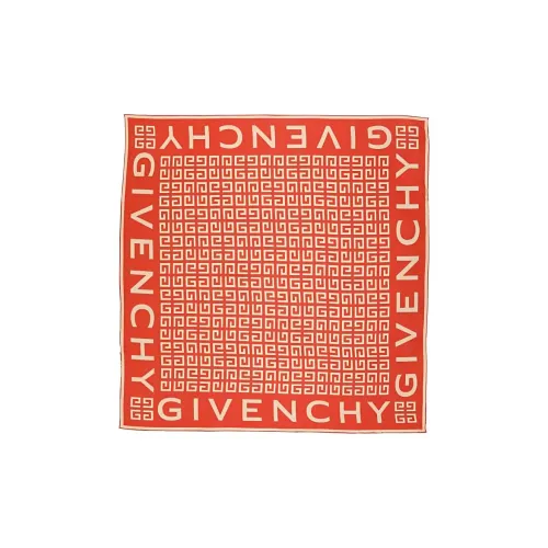 GIVENCHY Шелковые шарфы Женские Красный