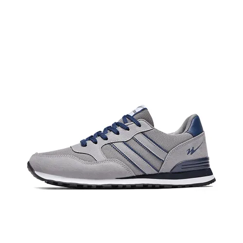 Binary Легкий Дышащий And Противоскользящий Низкий Топ Повседневная Обувь Мужская Серый