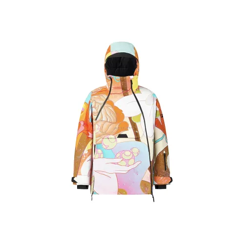 FILA x James Jean SKI Топ Унисекс С принтом по всей поверхности