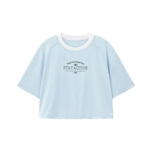 LEDIN Свежий синий Женские футболки