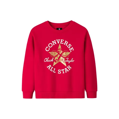 Конверс Свитшот CNY New Year Collection All Star Конверс Красный Детский