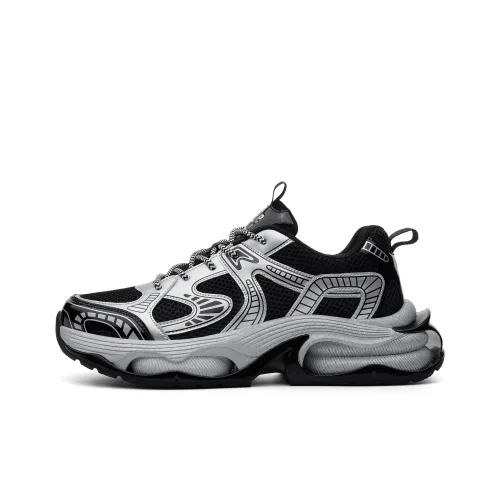 JEEP SPIRIT Низкий топ массивные кроссовки мужской графитовый серебряный