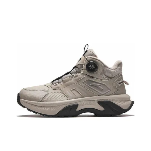 ANTA Противоскользящий устойчивый к истиранию высокий топ кэжуал мужской бежевый серый