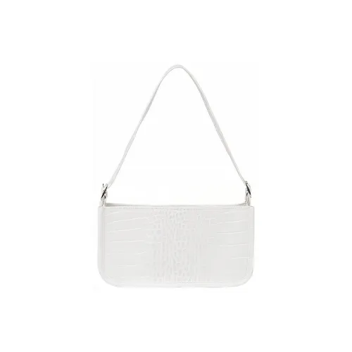 IRI BY IRIDESCENCE Коровья кожа Портативный Одно плечо Багетная сумка Женская Белая Крокодил Зеленый Черный