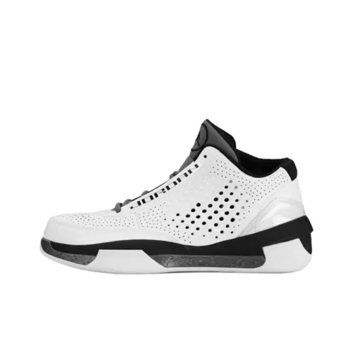 Jordan Air Джордан 2010 Устойчивый к истиранию MID Топ Винтажные баскетбольные кроссовки Мужской Белый