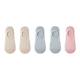 5 пар (Абрикос 2 + Светло-синий 2 + Розовый 1)