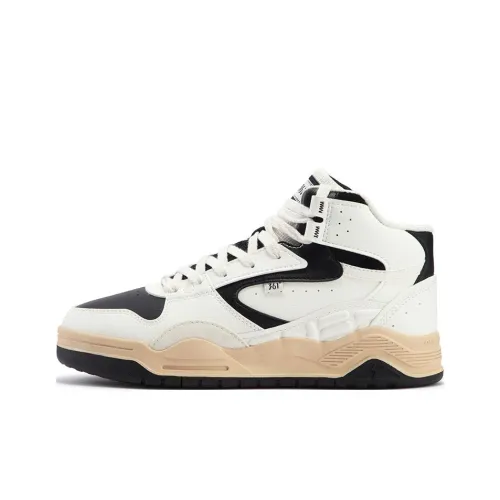 361° Xingran Slip-on Устойчивый к истиранию Высокий Топ Скейтборд Кроссовки Женские Белый Черный