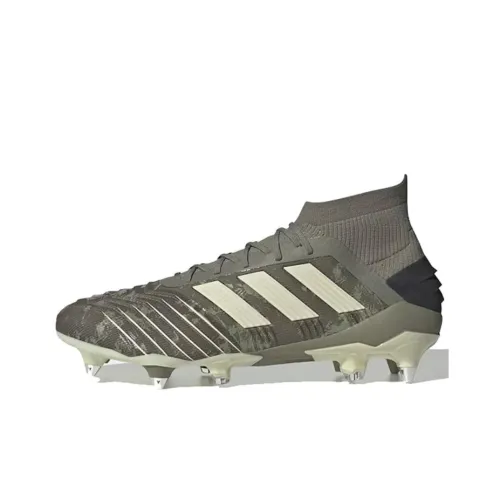 Adidas Predator 19,1 SG Мягкая трава Устойчивые к истиранию Футбольные бутсы Унисекс Темно-зеленый