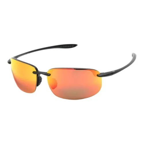 Maui Jim Ацетат Нерегулярная форма Солнцезащитные очки Мужской Черный