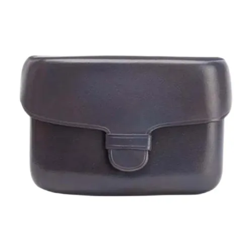 Lemaire Коровья кожа Держатель для карт Унисекс Графитовый