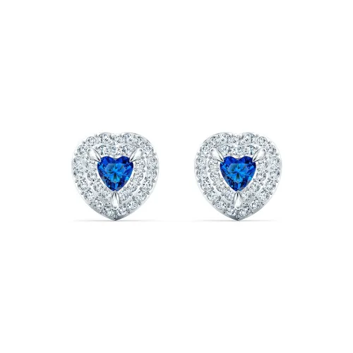 Серьги-гвоздики с кристаллом Swarovski женские