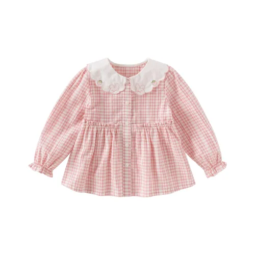 DAVE BELLA Рубашка Розово-белая клетка для детей 3-7 лет