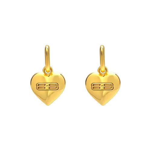 BALENCIAGA Серьги из бронзы Золотой Женские