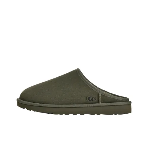 UGG Классический Slip On Устойчивый к истиранию Домашний Тапочки Мужской Зеленый