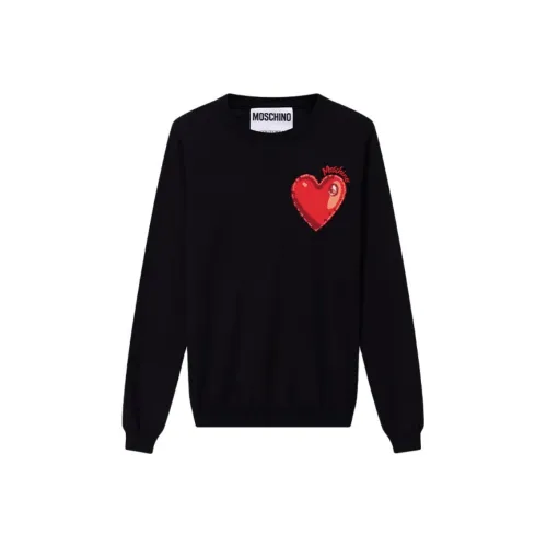 MOSCHINO Черные Женские Свитшоты