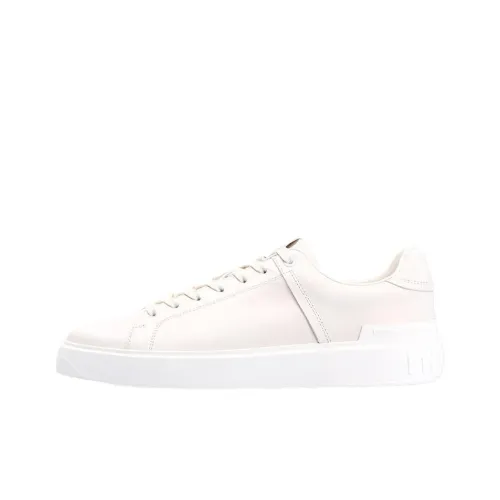 BALMAIN Низкие кроссовки для скейтбординга Мужские Белые