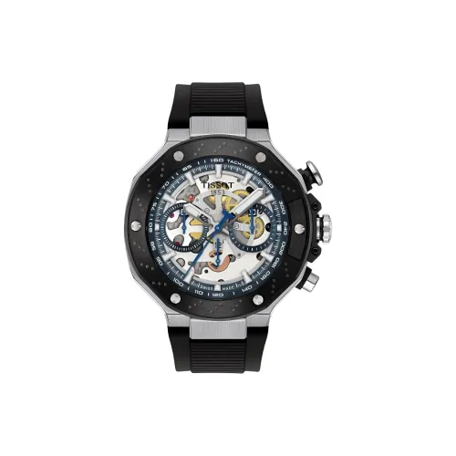 Tissot Sports Collection Автоматический Механический Механизм Мужские Часы Часы 45 мм Черепный Циферблат