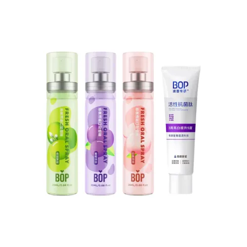 BOP Освежающий чай спрей и цвет коррекция зубные пасты 20 г комплект для глубокой очистки