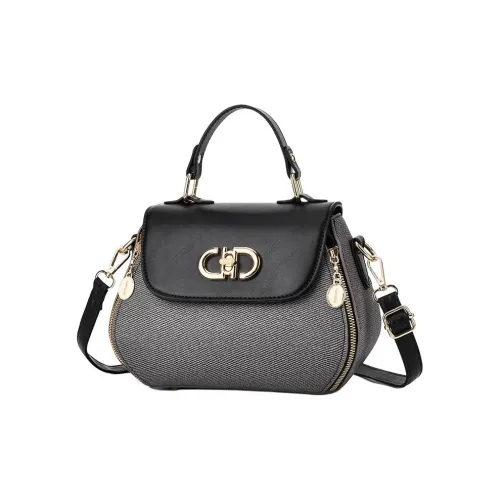 Boniu ПУ (полиуретан) Сумка Стандартная Женская Черная