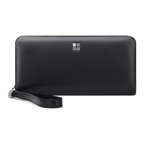 SEPTWOLVES Кошелек из коровьей кожи Унисекс Черный