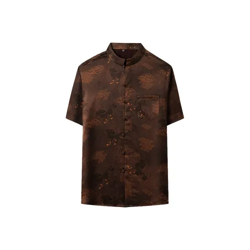 MH Кофе Мужские Рубашки