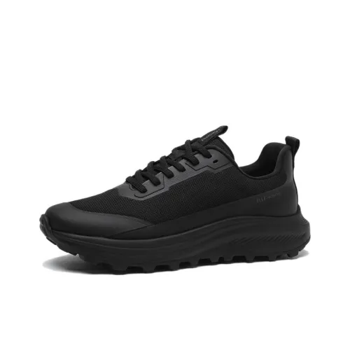 ELLE HOMME Устойчивый к истиранию низкий топ кэжуал мужской черный