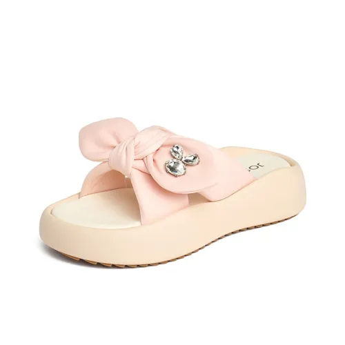 JOSINY Резиновая подошва амортизация устойчивость к истиранию защита от запахов тихий слип женский светло-розовый