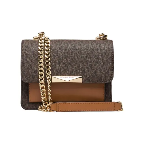 MICHAEL KORS Нефритовая кожа сумка через плечо мини женская кофейно-коричневый