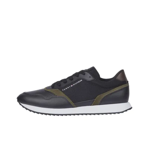 Tommy Hilfiger TRAINERS Беговые кроссовки Низкий Топ Черный Мужской