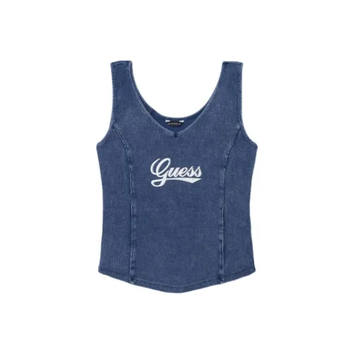GUESS Средне-голубые Женские Майки