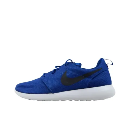 Nike Roshe One Устойчивые к истиранию Низкие Беговые кроссовки Унисекс Синие