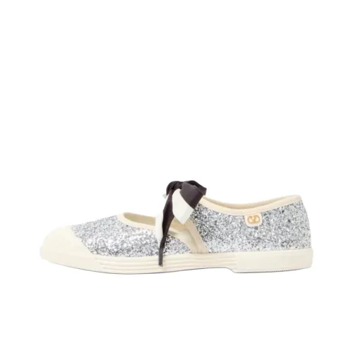 Valentino BAY BY BAY Платформа Туфли Мэри Джейн Женские Серебряные