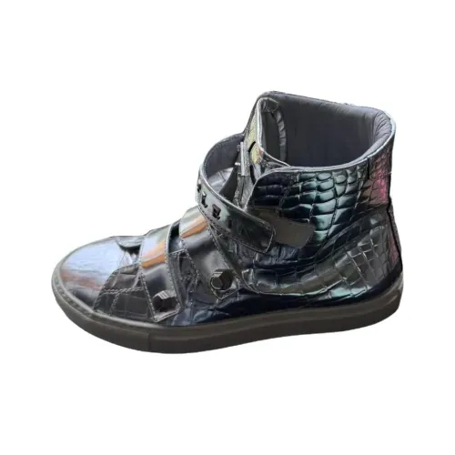 PHILIPP PLEIN Высокие кроссовки для скейтбординга женские серебряные