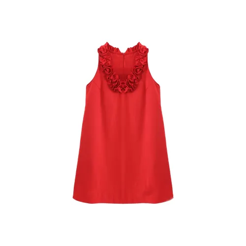 PAZZO Red Женские Платья без рукавов