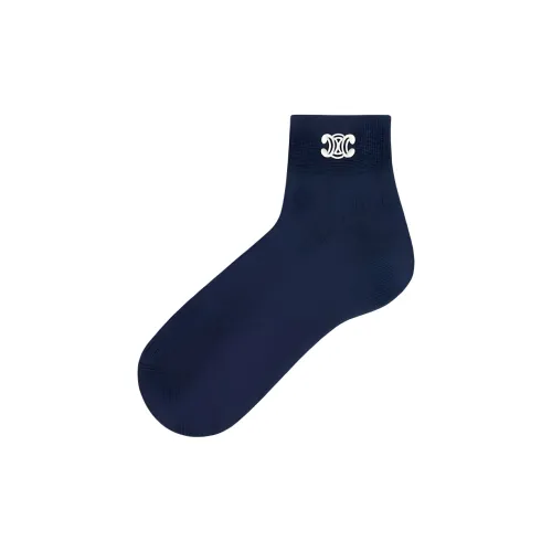 CELINE Низкие носки унисекс 1 упаковка темно-синий
