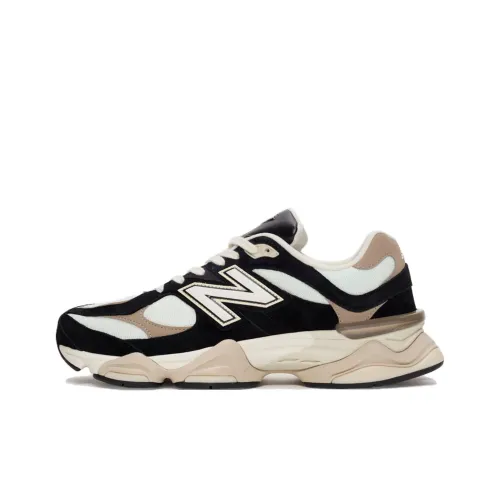New Balance NB 9060 Low Топ Беговые кроссовки Мужской Черный белый
