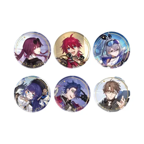 MIHOYO Honkai Star Rail Иллюстрация персонажа Коллекция Жестяной значок The Path OF The Void Мерч по IP